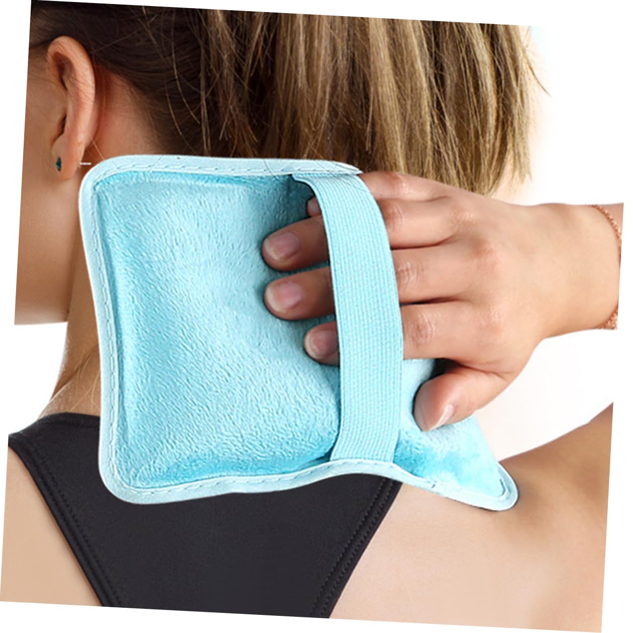 GLEAVI 3 Pezzi Borsa Ghiaccio in Gel Riutilizzabile per Dolori Spalle e Corpo, Materiale Pvc Cristallo, Impacchi Freddo e Caldo per Terapia e Sollievo