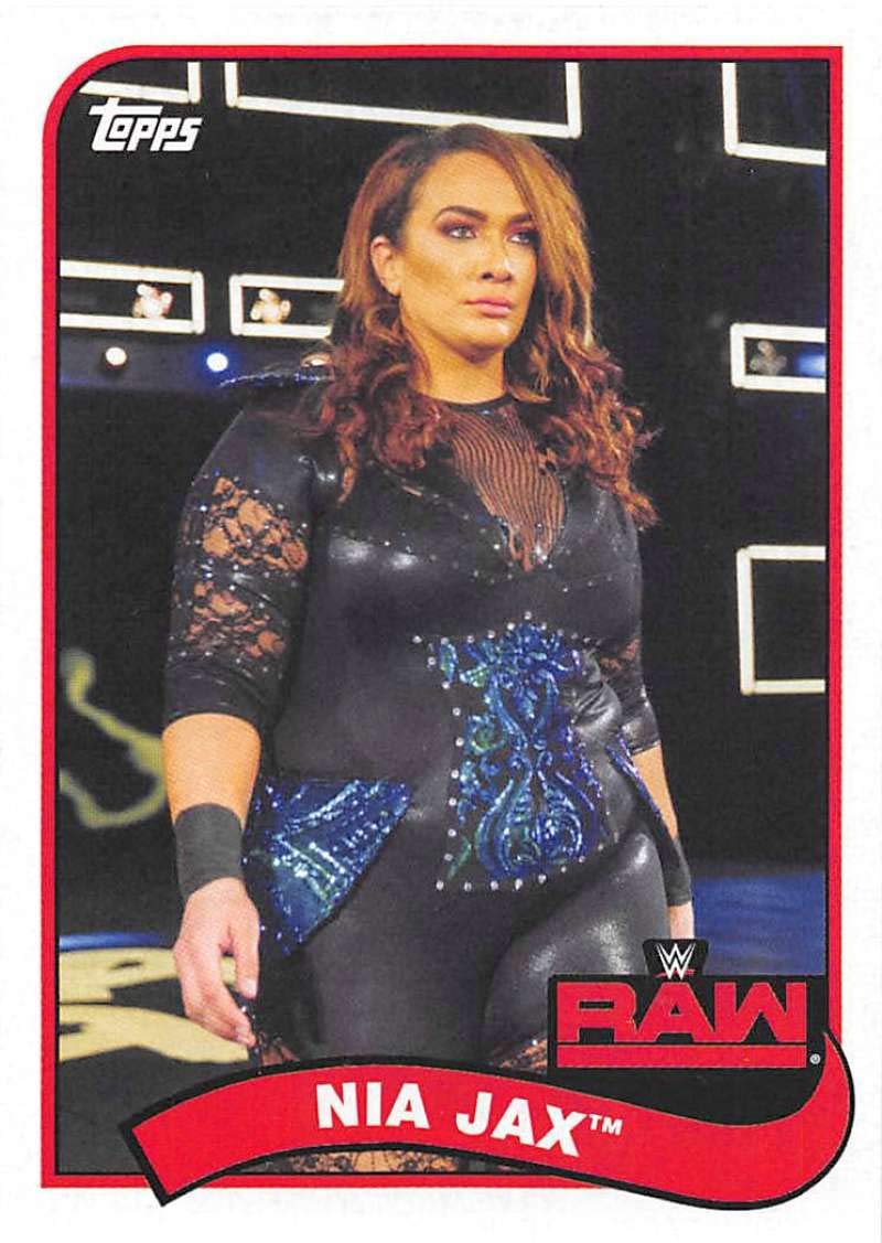 2018 Topps Heritage WWE #55 Nia Jax Raw Wrestling Trading Card