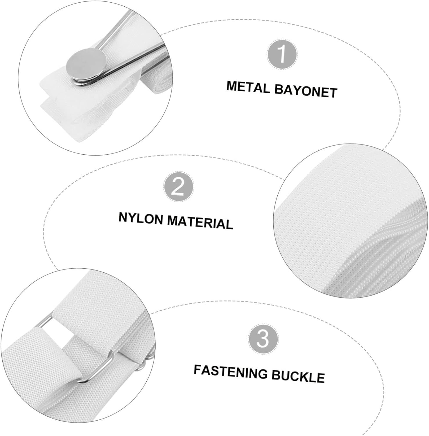 4pcs Adjustable Bed Sheet Holders Skid Quilt Fastener Clips for Secure Fitted and Mattress Pads Keeps Bedding Firm and Neat White