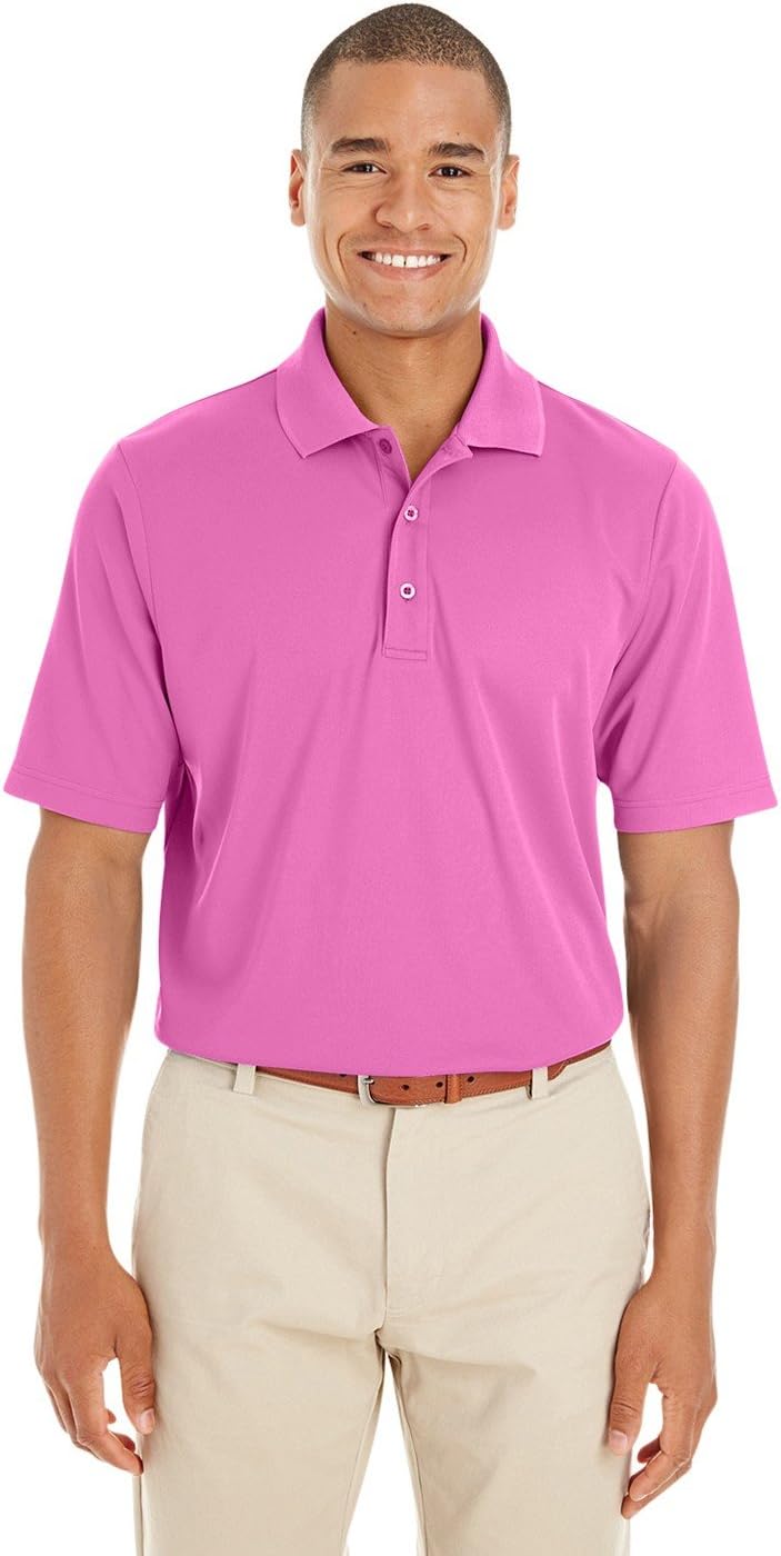 Ash City - Core 365 Men's Origin Performance Piqué Polo XL CHARITY PINK - Image 2