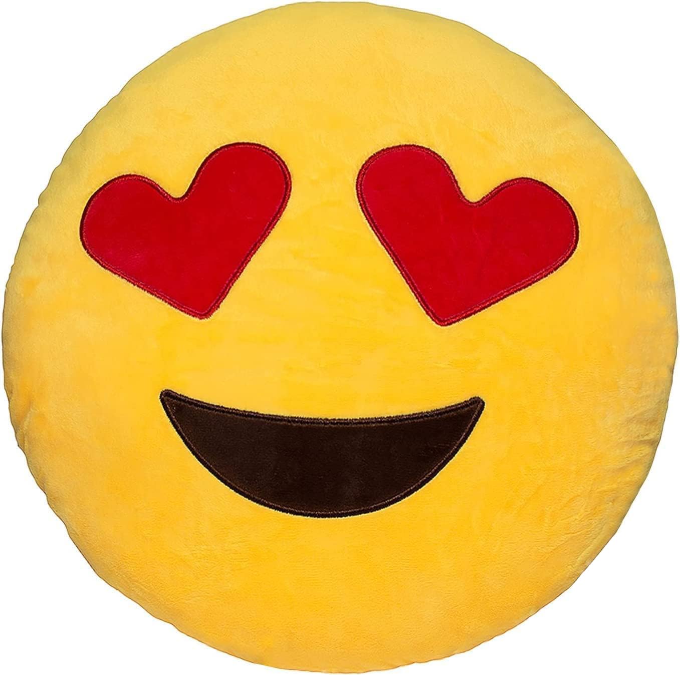 Cuscino Peluche Emoticon Smiley Carino, Decorazione per Casa, Idea Regalo Anniversario