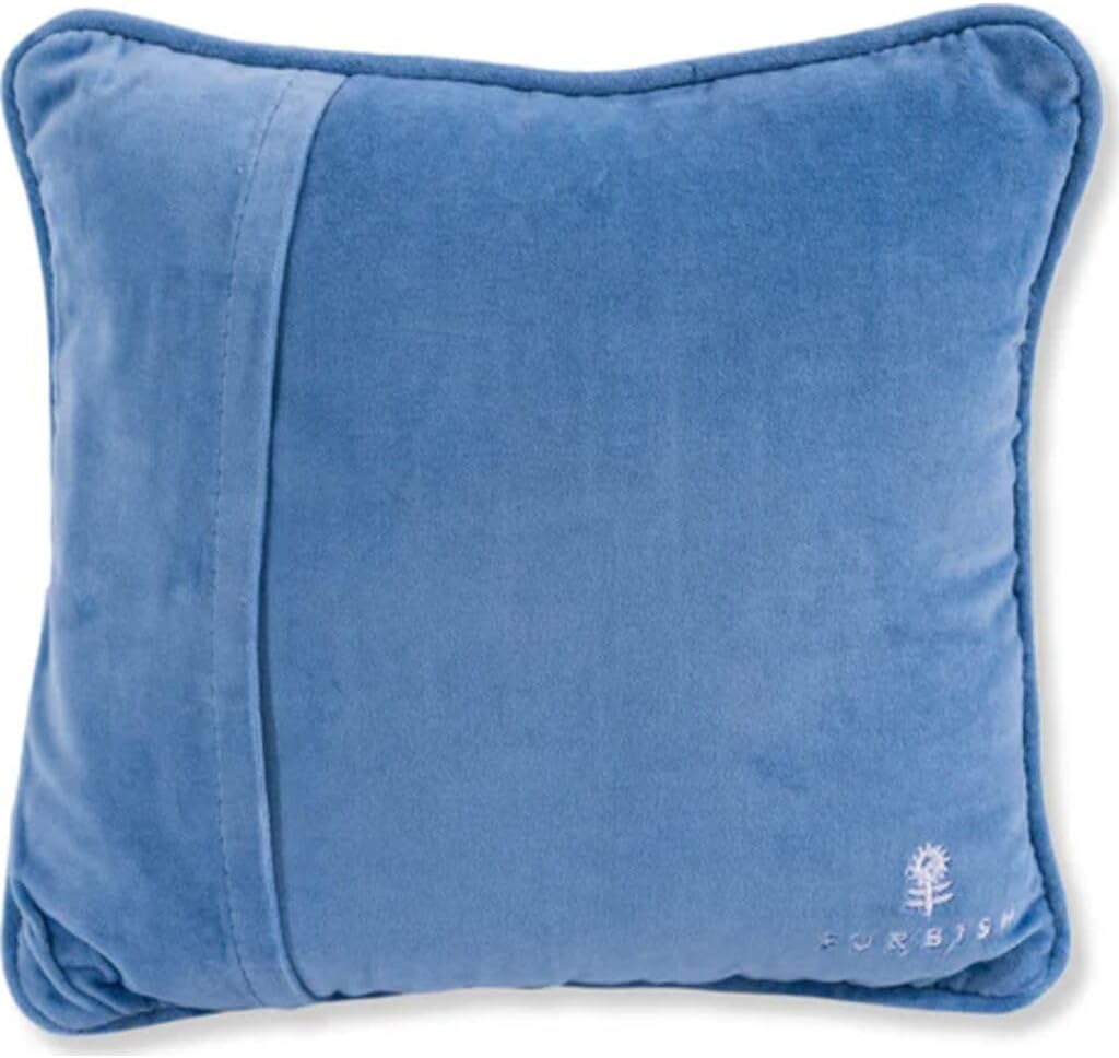 FURBISH Needlepoint Decorative Throw Pillow - Love That for You - 10" x 10" - Small Embroidered Accent Pillow for Bed, Chair, Couch, Sofa - Eclectic Home Decor