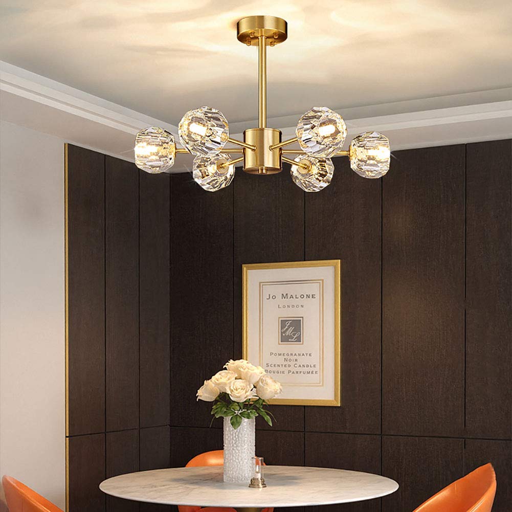 Amazon.co.jp: クリスタルシャンデリア モダン 8灯シャンデリア