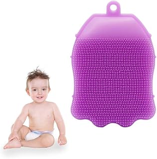Bhavyam multifunction silicone bath brush body scrubber for baby kids childern, Anti Cellulite bath gloves exfoliating bod... Price In India