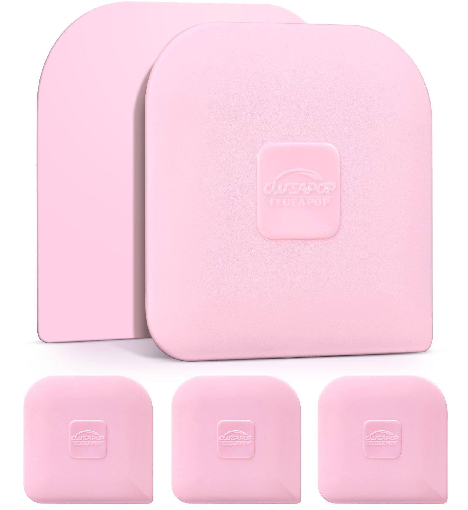 Pan Scrapers, 5 Pack Dish Scraper Tool Set, Food Scraper Polycarbonate Plastic Pan Pot Scraper, Cast Iron Cleaner Scraper Iron Skillet Scraper Scrubber for Cleaning Grease, Kitchen Scrapper