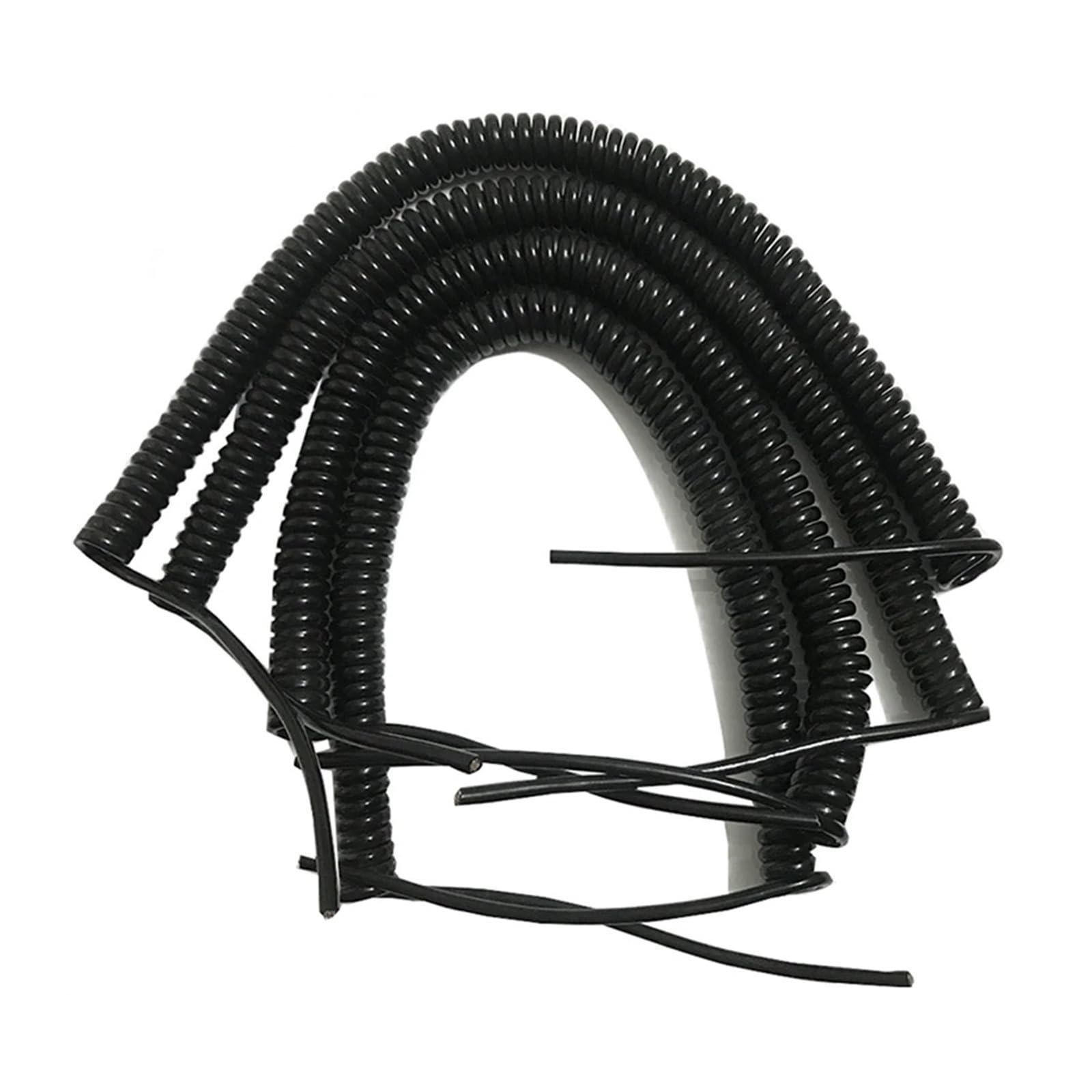 Câble électrique spiralé, Câble spiralé 8 conducteurs 0,2 mm2 PU 1 m 2 m 3,0 m