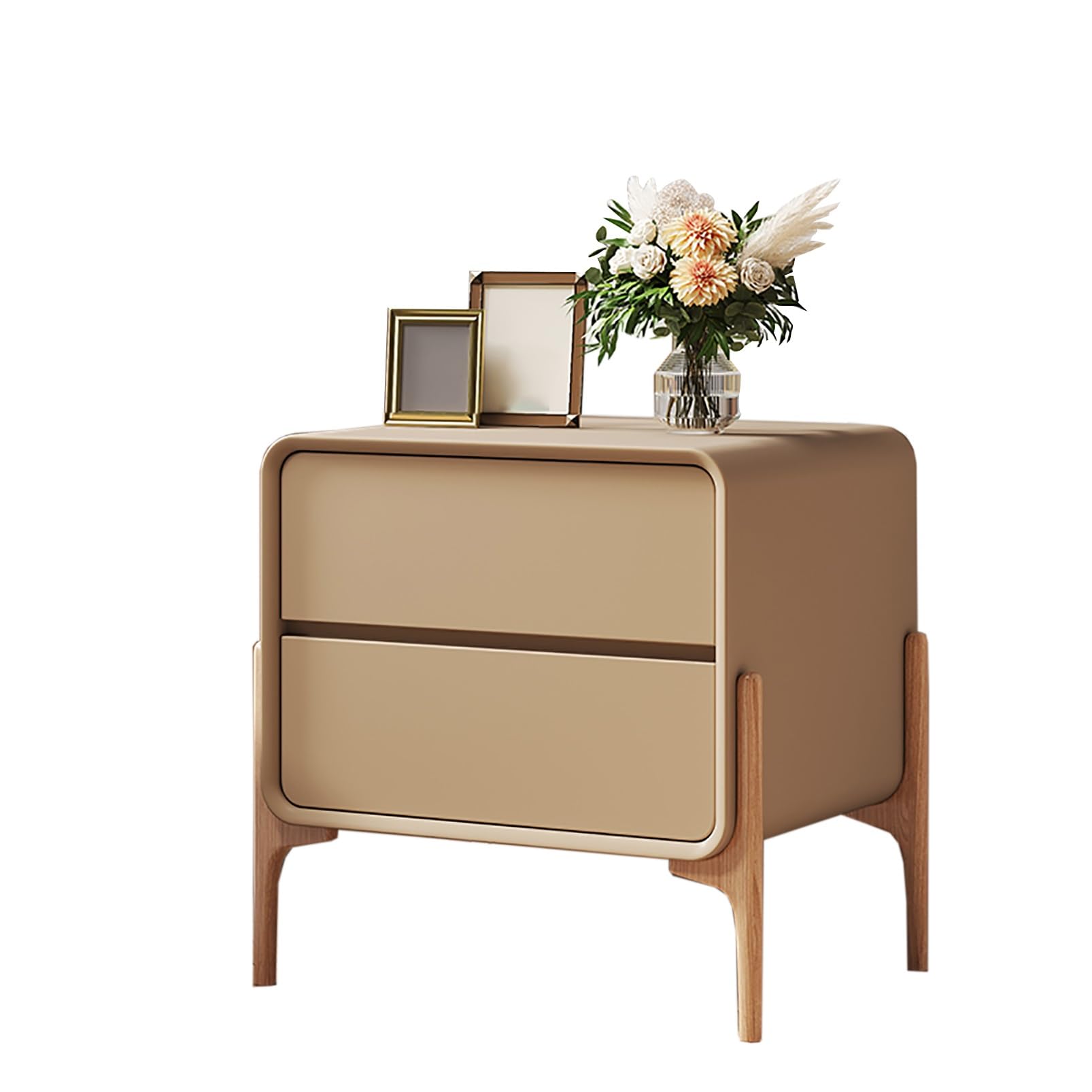 Table de Chevet Moderne avec Commode de Chambre et Table d'Appoint Contemporaine