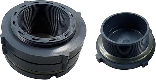 Miniatura 5 de 1 unidad NPT3 de PVC con enchufe, conector de tanque de agua de plástico de 3 pulgadas, accesorios de tubería roscados a granel para barriles de