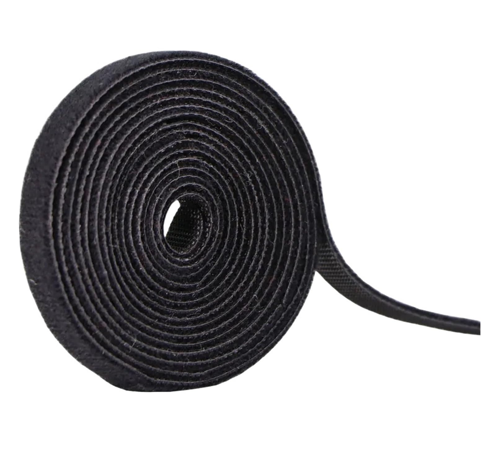25M/Rolle 10/12/15/20/25/30/50mm Kabel Organizer USB Wickler Management Nylon Cut Krawatten Kopfhörer Kabelbinder - Einfache Montage(Black,30mm x 25M)