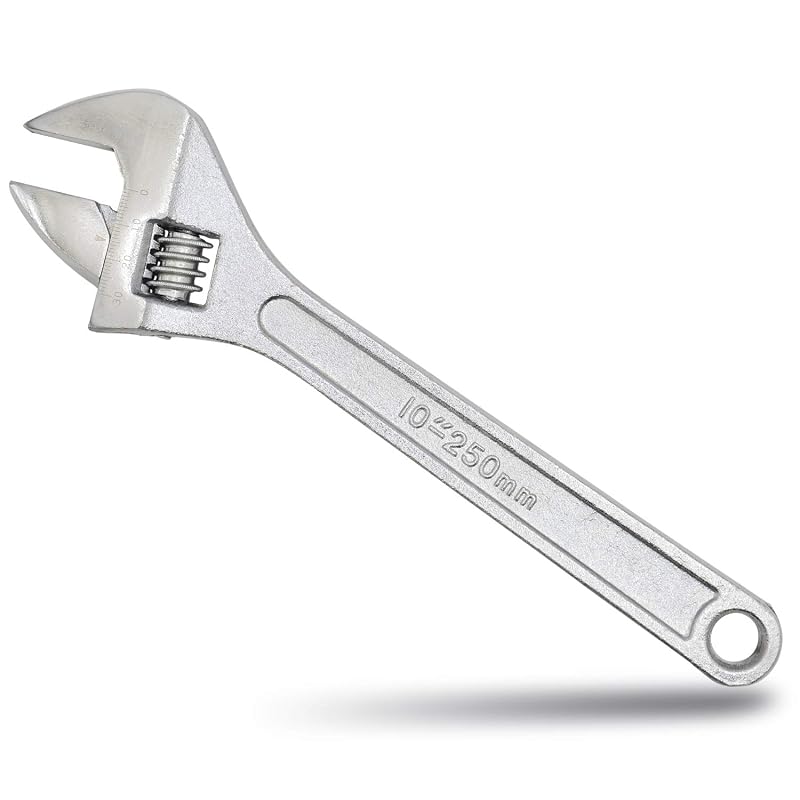 Chave ajustável Dr.Luck de 25,4 cm com abertura de até 30 mm em aço forjado