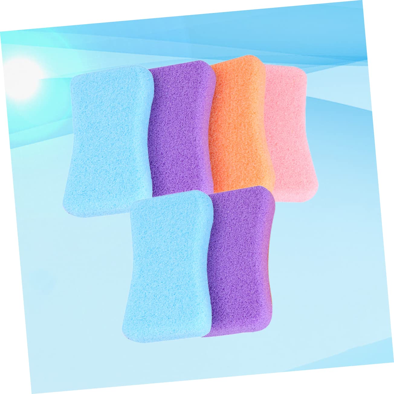 FRCOLOR 18piezas Pumice Para Pedicura Eliminador De Piel Muerta y Herramienta De Pulido Para Pies Color Aleatorio