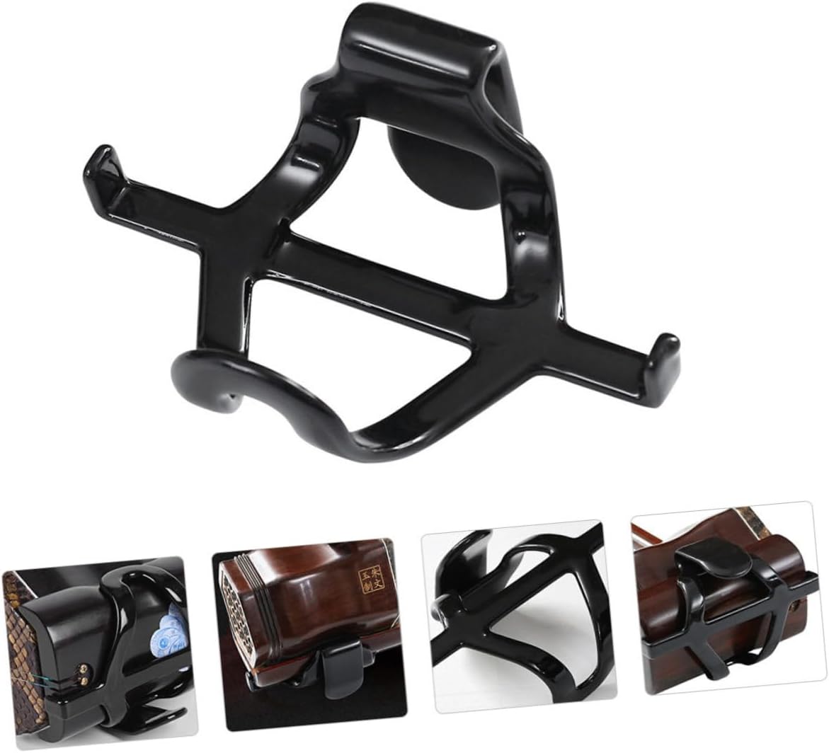 1Pc Lightweight Portable Waist Bracket Stand Support for Players for Performances and Practice Black Color