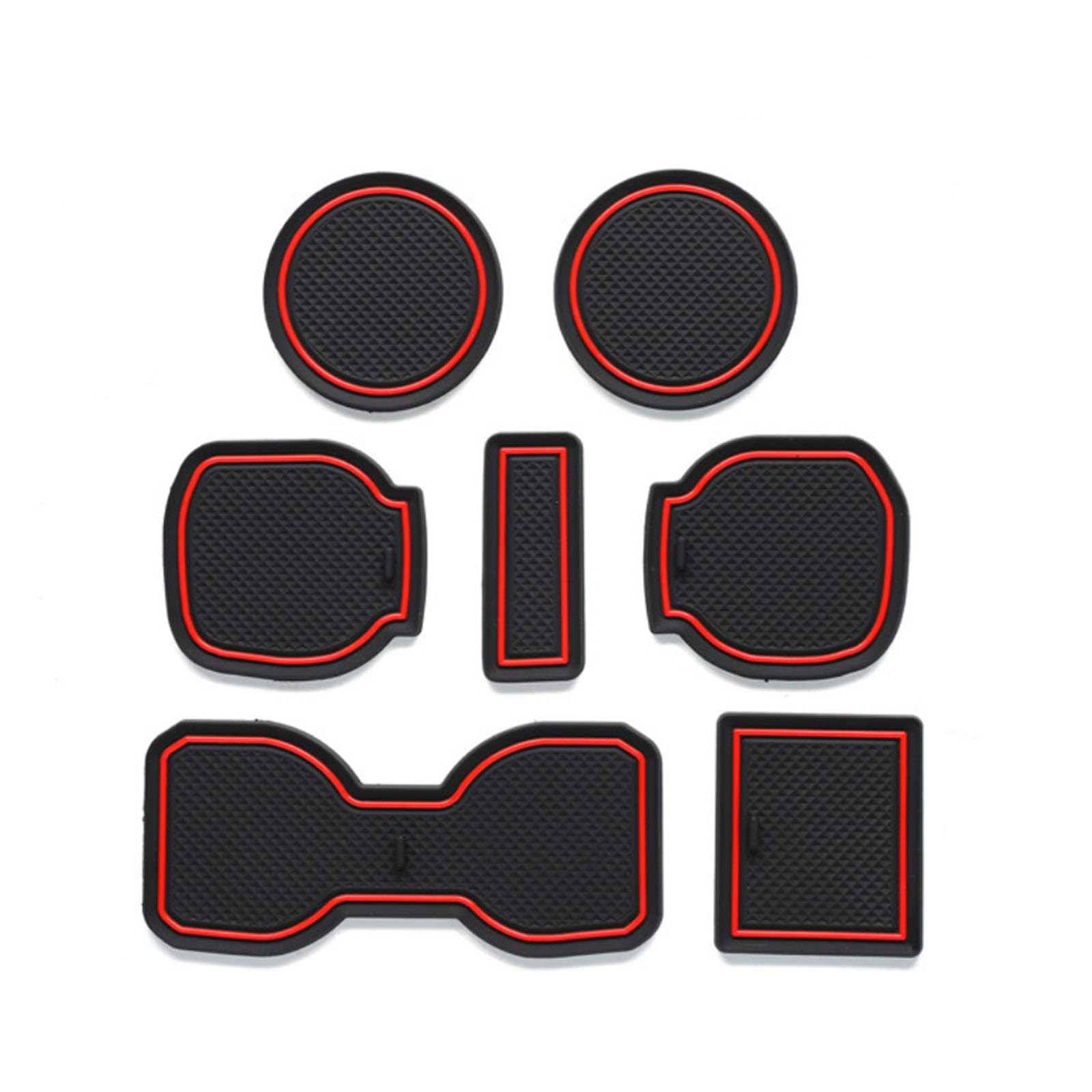 ahhccne Rubber Mats for Centre Console for Toyota Tacoma 2016-2021, RHD Rubber Mats for Centre Console