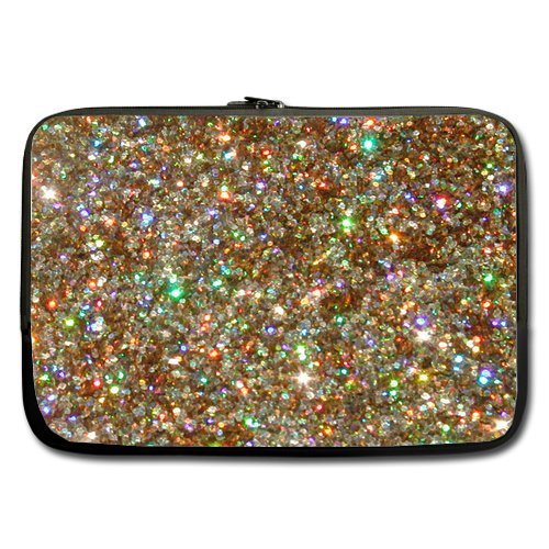 Unidesign Glitter 13" 13.3" Inch Laptop Sleeve Bag for Apple Macbook pro, air, Dell Inspiron, Vostro, Samsung, ASUS UL30, Toshiba Notebook