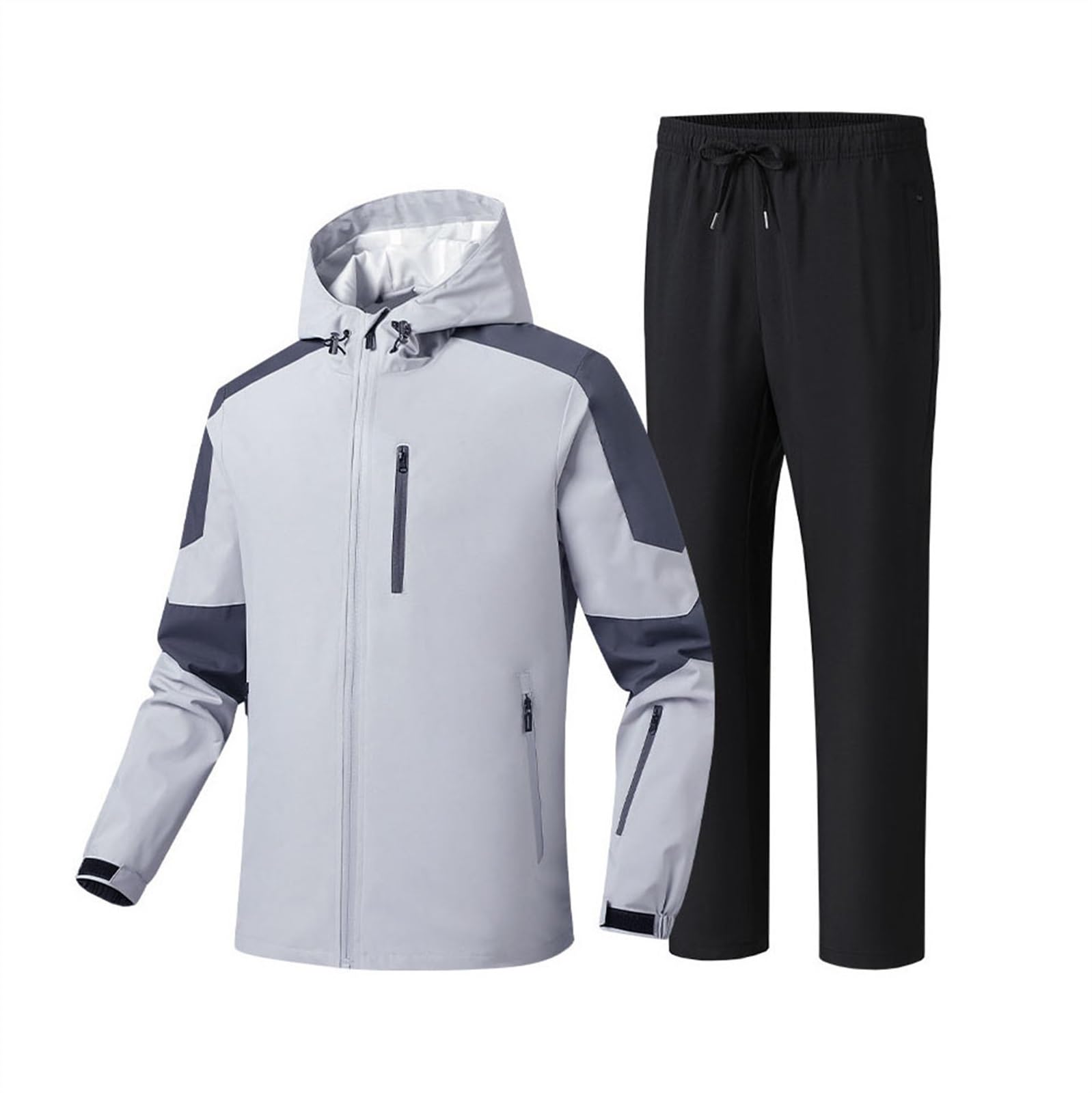 Yytcsjz Set Tute Da Sci Invernali Da Uomo, Set Giacca E Pantaloni Da Uomo Con Cappuccio E Pantaloni Colorati Incantesimi Caldi E Traspiranti Per Esterni, Tute Da Sci Antivento Impermeabili