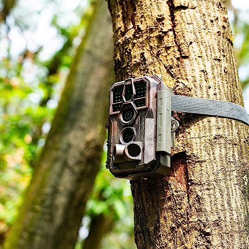 GardePro E5S 64MP Trail Camera with Night Vision