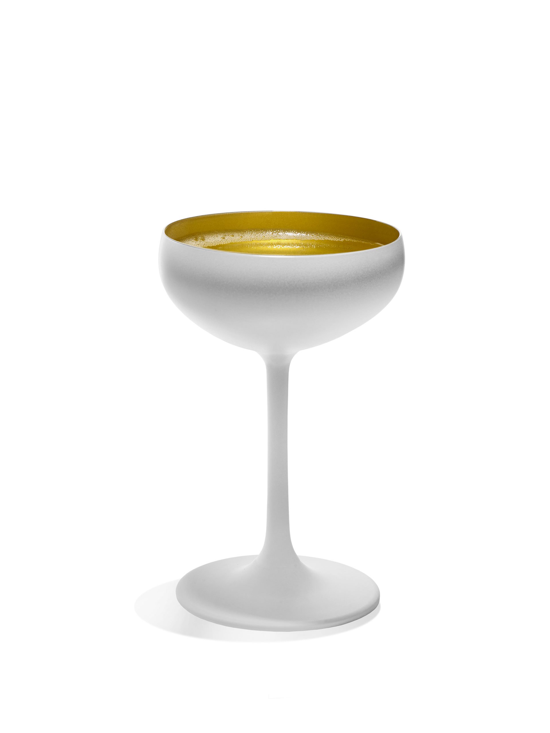 Stölzle Lausitz Bol à champagne en verre Elements, 6 pièces, blanc