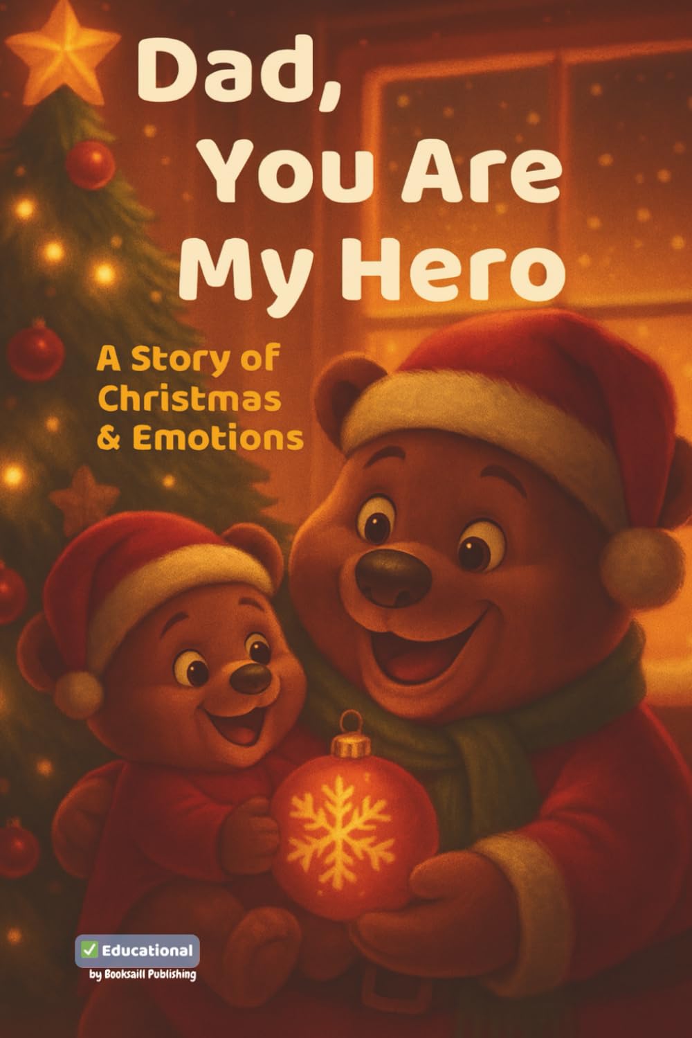 DAD, YOU ARE MY HERO - A STORY OF CHRISTMAS & EMOTIONS: A Children’s Gift Book with Bedtime Stories for Ages 3–7 About Emotions, Courage, Confidence & the Love Between Dad and Child