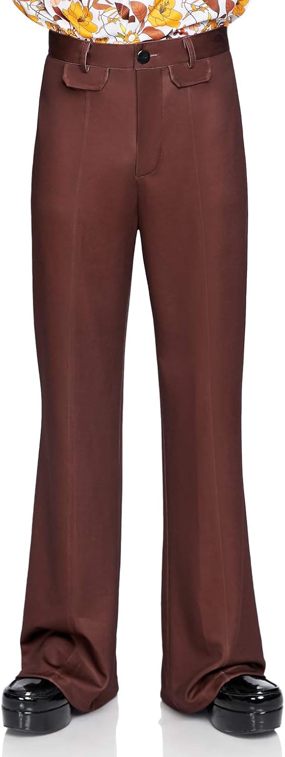 Leg Avenue Womens Bell Bottom Disco 70s Pants