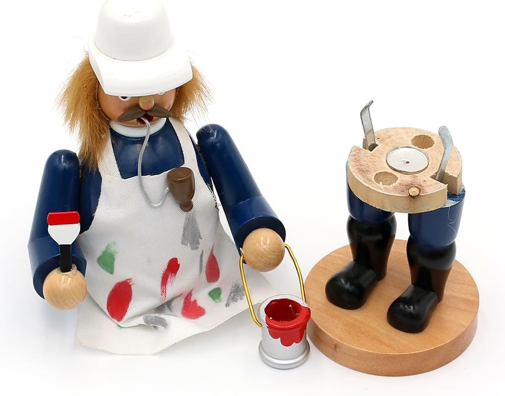 Dekohelden24 Incense Smoker Painter, Approx. 20 cm, 20 cm