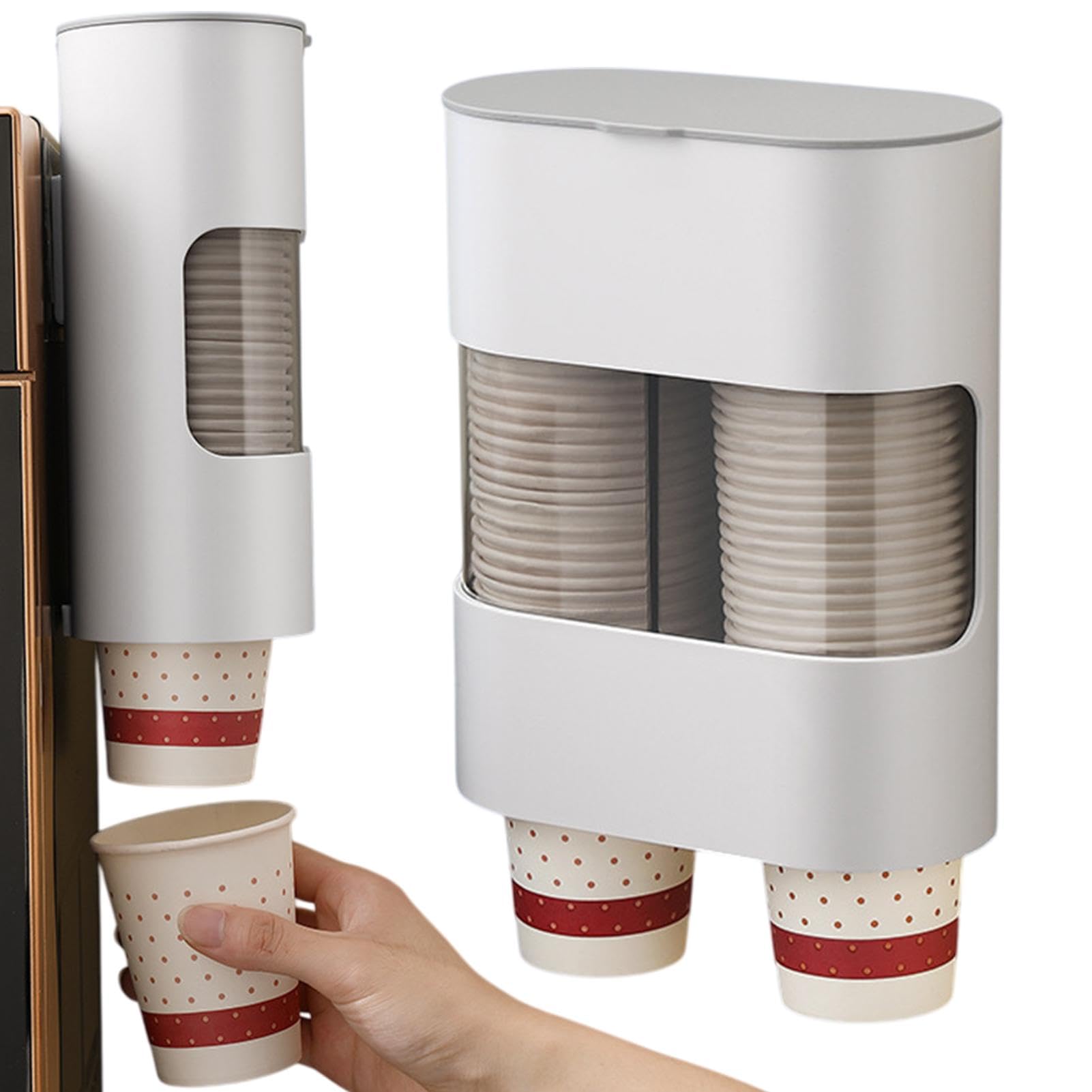 Dispenser per tazze da bagno, montaggio a parete, porta bottiglia per feste, dispenser per acqua refrigerante, montaggio a parete, per bagno, sala pausa, palestra