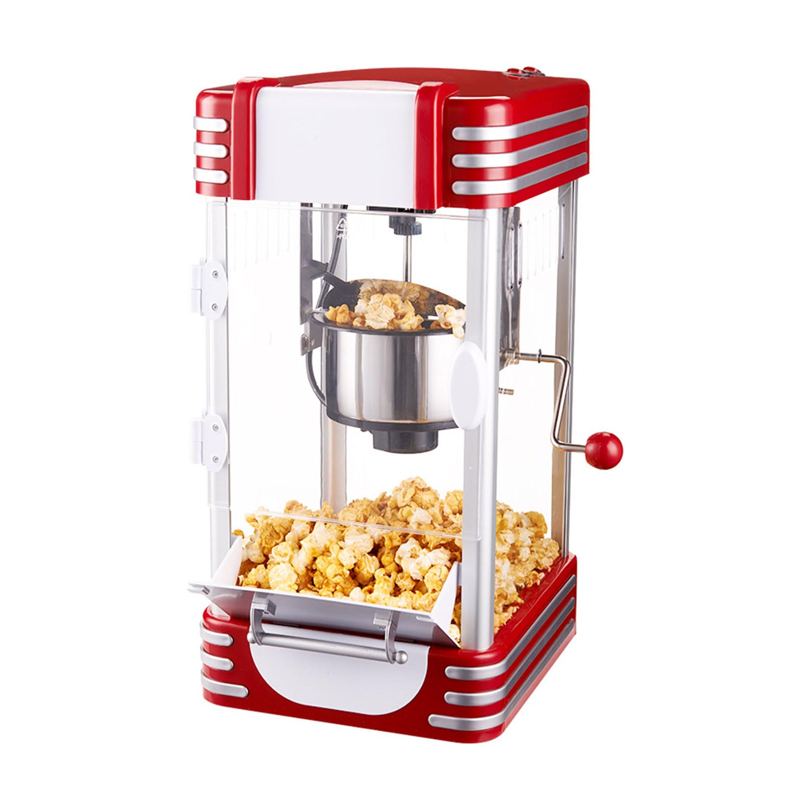 Mini Macchina per Popcorn ad Aria Calda, Popcorn Popper Elettrico Domestico da 1200 W con misurino, Sano Senza Olio per Feste di Compleanno o Serate di Cinema