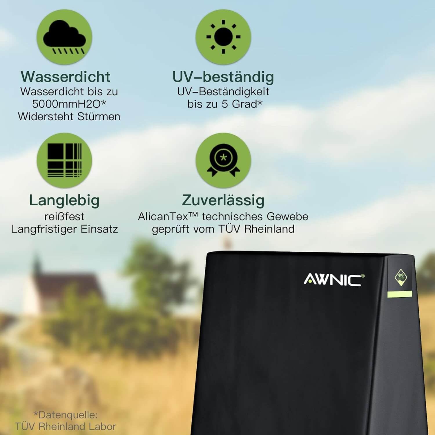 Awnic Tischtennisplatte Abdeckung