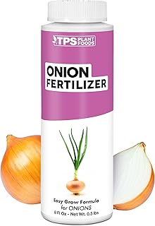 Onion Fertilizer for Onion Plants, Also Great for Garlic, Shallots, and Other Alliums, Liquid Fertilizer by TPS Plant Foods, 8 oz (250mL)