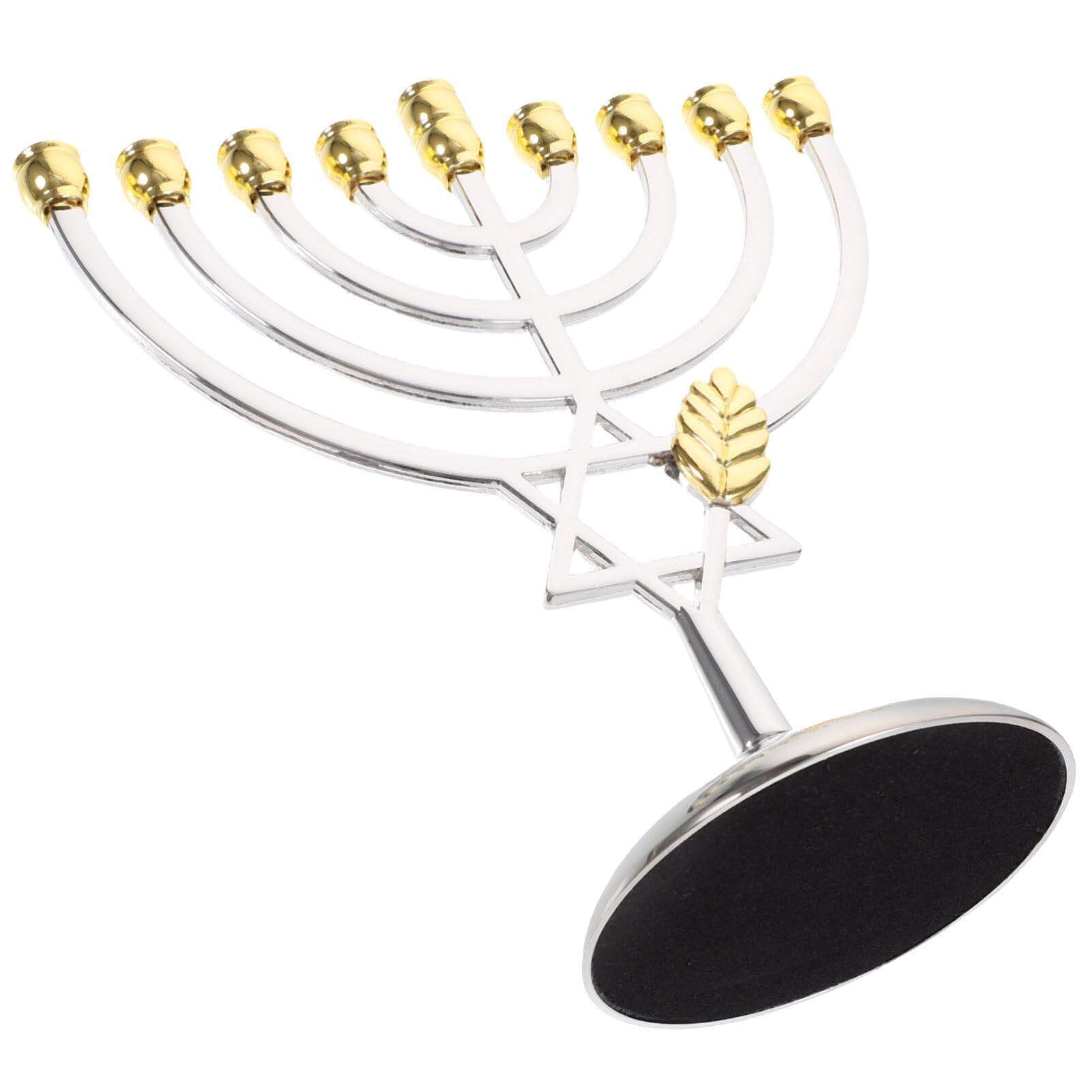 Candele Tradizionale Hanukkah Menorah Cono Portacandele Candeliere Stand Ateret Judaica Pilastro Candele Stand Gerusalemme Tempio di Nozze di Compleanno Festa Pranzo