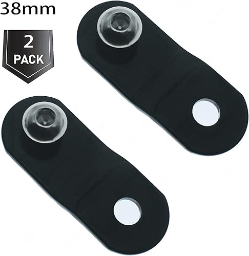 Miniatura 2 de Amavoler 1.496 in 1.5 pulgadas motocicleta tanque de gasolina elevación kit reemplazo acero para Harley-Davidson (1.496 in) 1 par