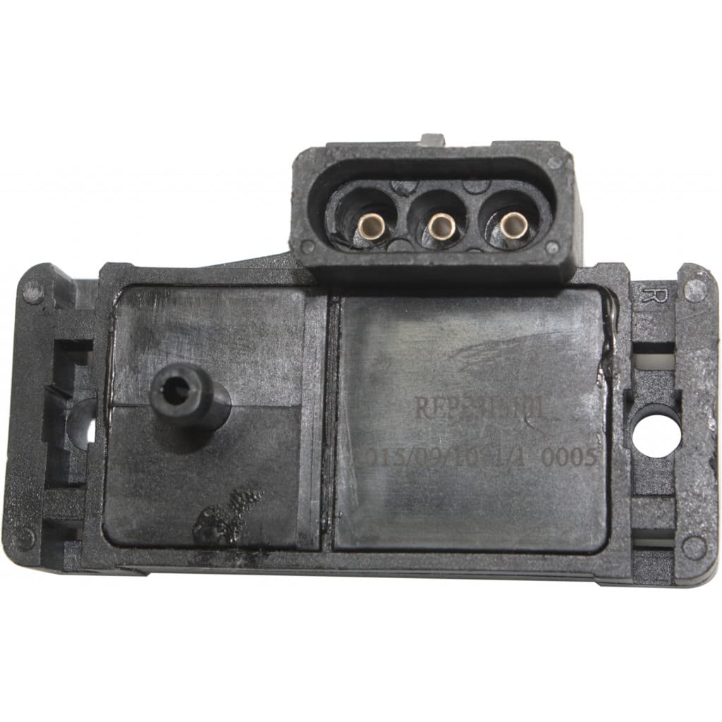 for Daewoo Lanos 1999-2002 MAP Sensor | 3 Male Terminals | Cylindrical Tube Type