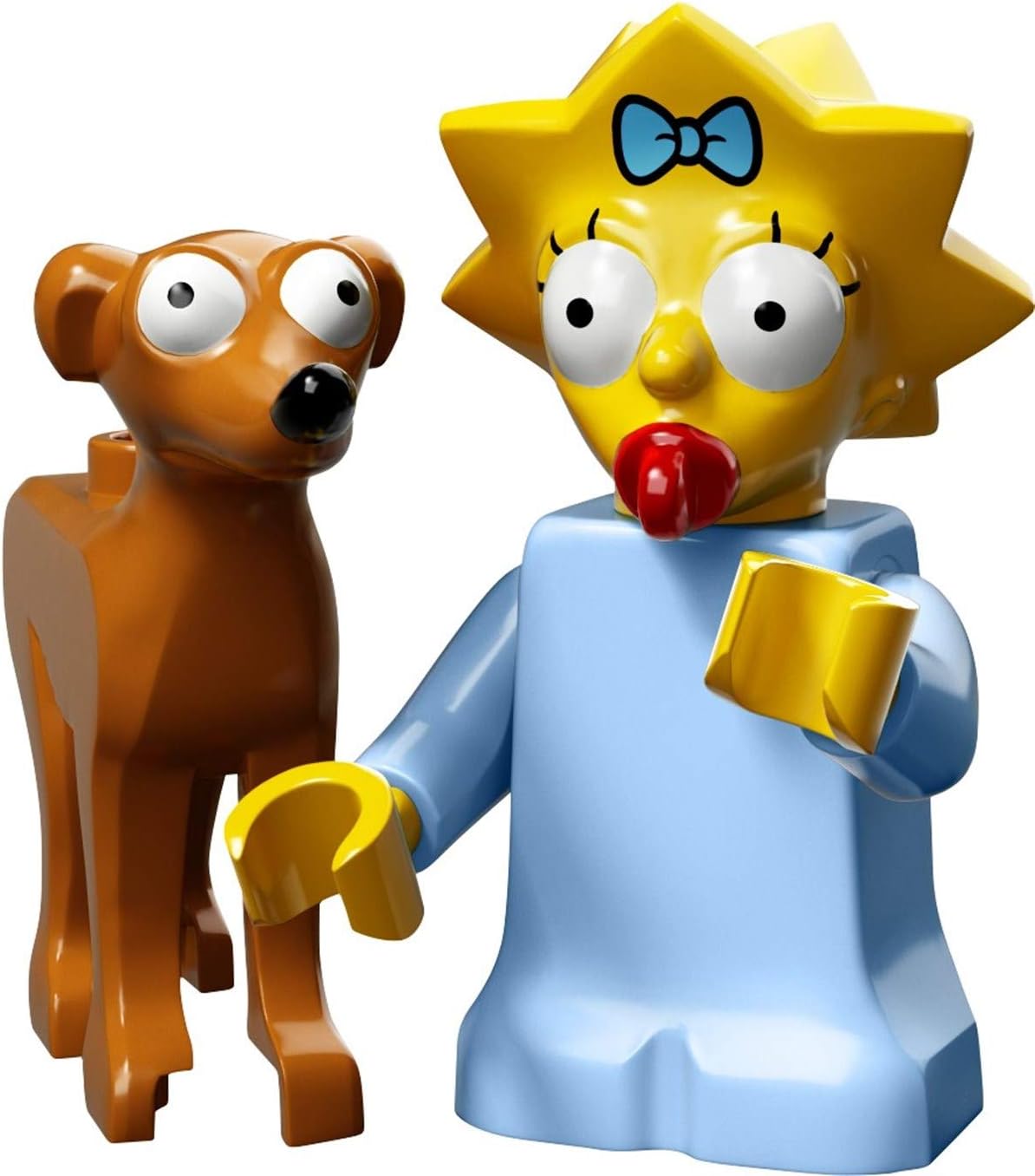 The Simpsons Series 2 Collectible Minifigure 71009 - Maggie Simpson (Santa's Little Helper) by LEGO