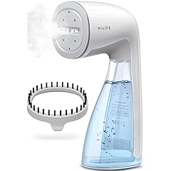 Steamer for Clothes, Handheld Clothes Steamer with Large 300ml Tank, 1100W Strong Power, 30S Fast Heat-up, Garment Fabric Wrinkle Remover, Portable & Compact Travel Size ONLY FOR 120V (White)