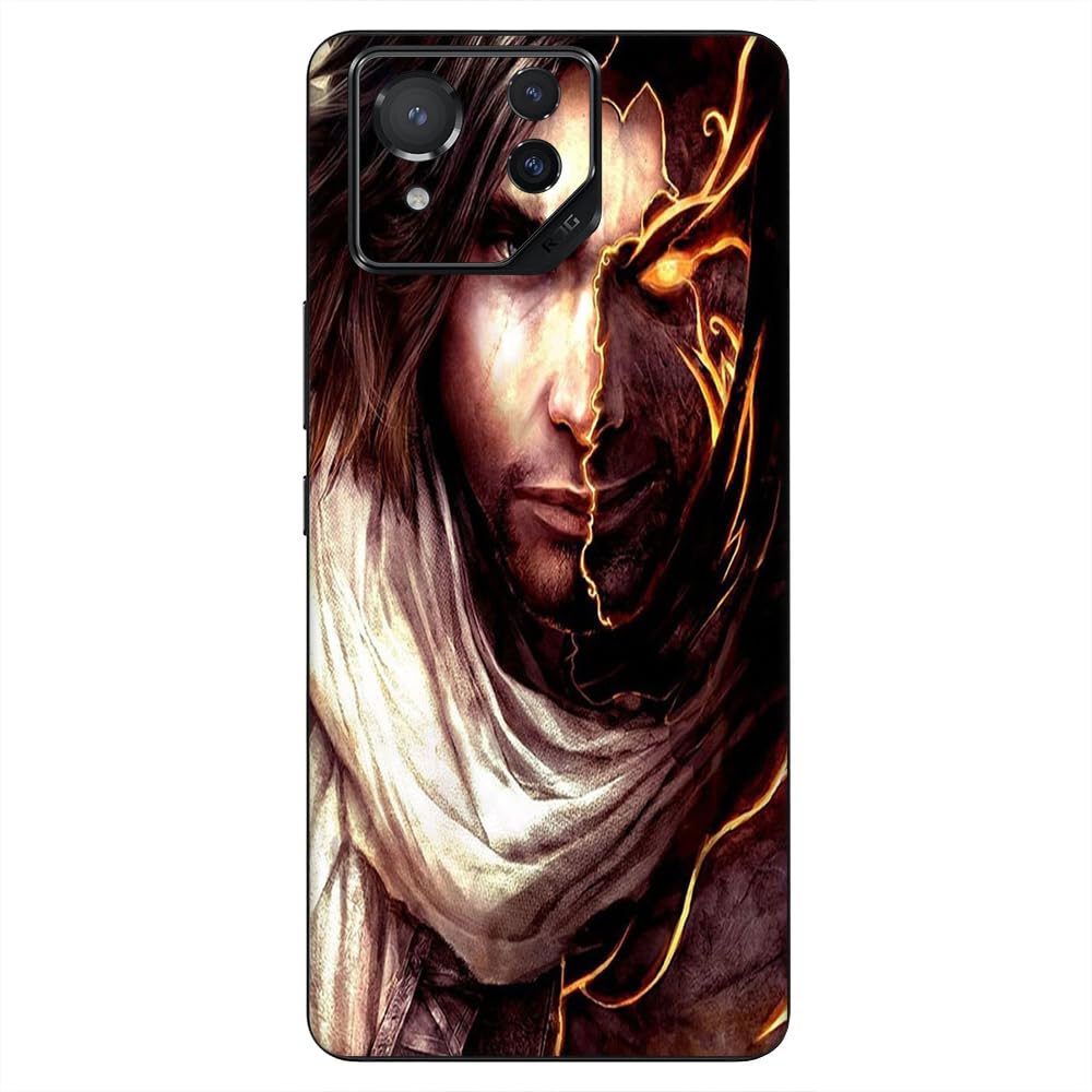GADGETS WRAP Printed Vinyl Skin Sticker Decal for Asus Rog Phone 8 Pro - Persia The Two Thrones Multicolor