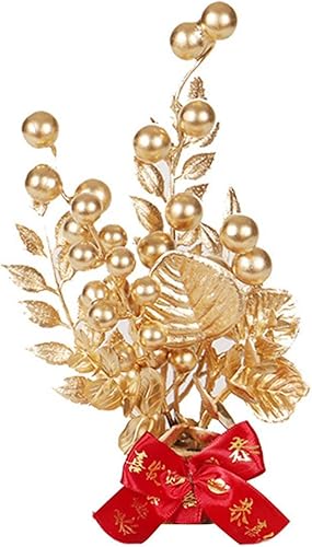 Miniatura 4 de AMLESO Decoraciones de Año Nuevo chino adorno de árbol del dinero festival de primavera manualidades abalorio de buena suerte para sala de estar