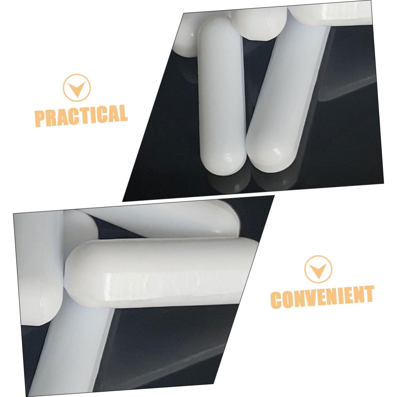 Ptfe Magnetrührwerkzeug für Laborversuche Weiß
