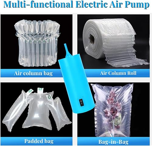 Miniatura 4 de Bomba de aire eléctrica portátil para torcer y globos de aluminio, inflador eléctrico para todos los globos, con tubo de extensión