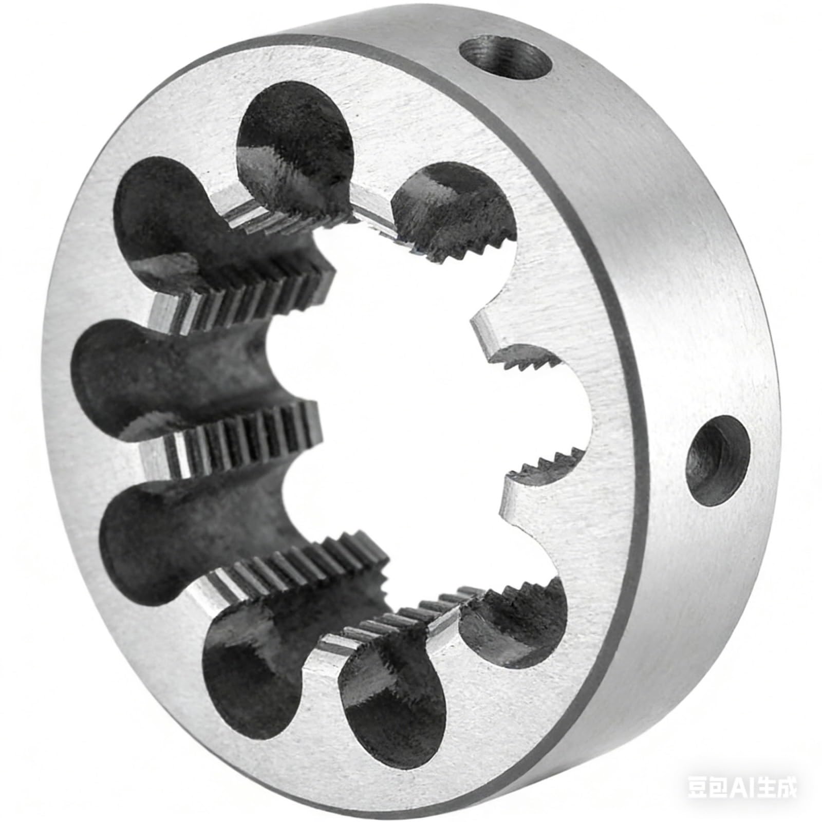 Grifo y troquel métrico M80, paso de 1,5-6mm HSS, herramienta de roscado for máquina de flauta recta a mano derecha for acero, hierro fundido(M80x6)
