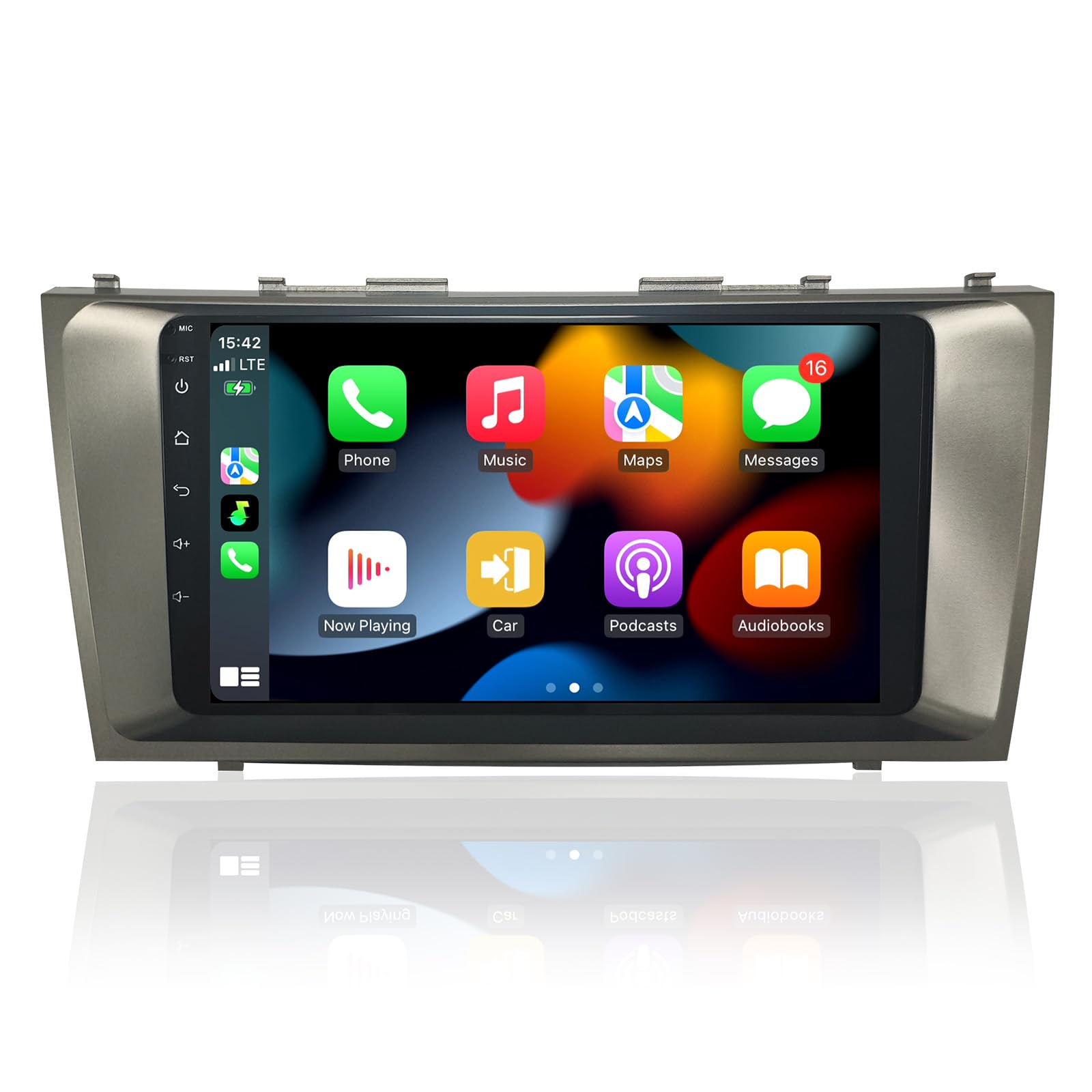 Car Radio for Toyota Camry 2007-2011（with J-B-L 9 Inch Android 14 Stereo Upgrade Kit Wireless CarPlay Android Auto Touch Screen GPS WiFi FM SWC Backup