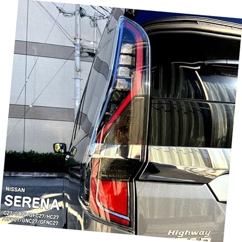 【松印】車種専用 テールライトフィルム1 セレナ C27 GC27 GFC27 GNC27 GFNC27 HFC27 HC27 e-POWER ハイウェイスター ランディ SC27 SGC27 SGNC27 【カラー:クリアペールピンク】
