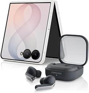 Samsung Galaxy Z Flip8 Phone + Buds4 Pro, 256GB, Cream