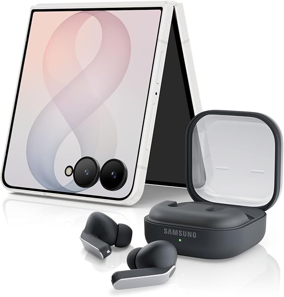 Samsung Galaxy Z Flip8 Phone + Buds4 Pro, 256GB, Cream