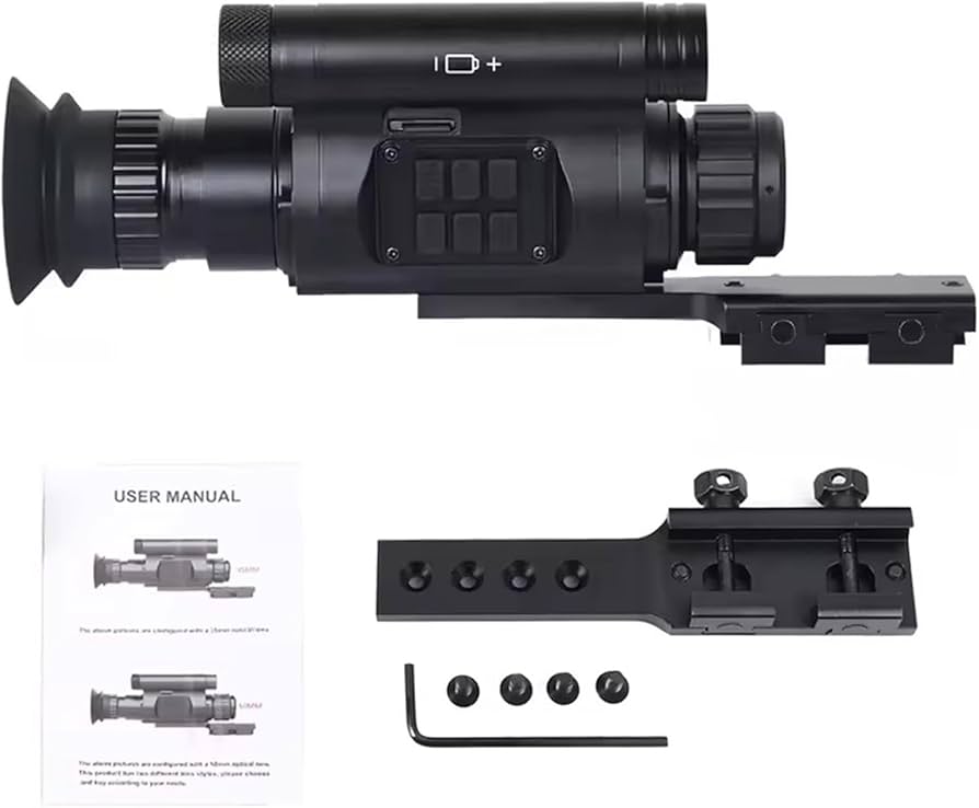 SUZLAZYR Mira de visión Nocturna Digital, mira infrarroja IR de
