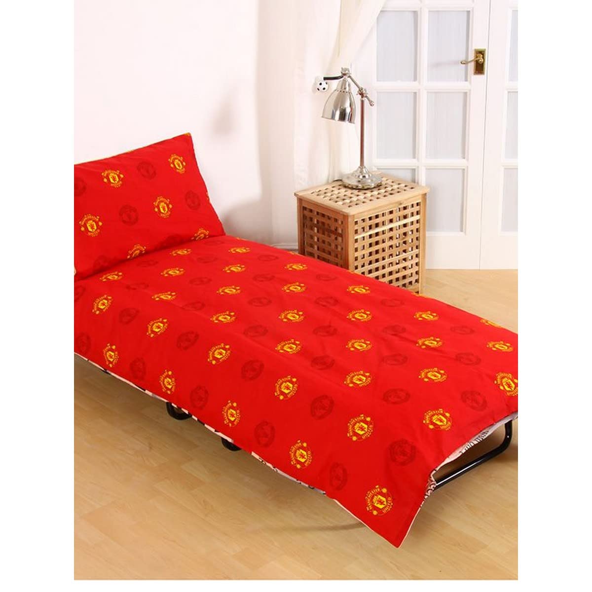 Set copripiumino matrimoniale reversibile, Manchester United F.C., "Pulse"