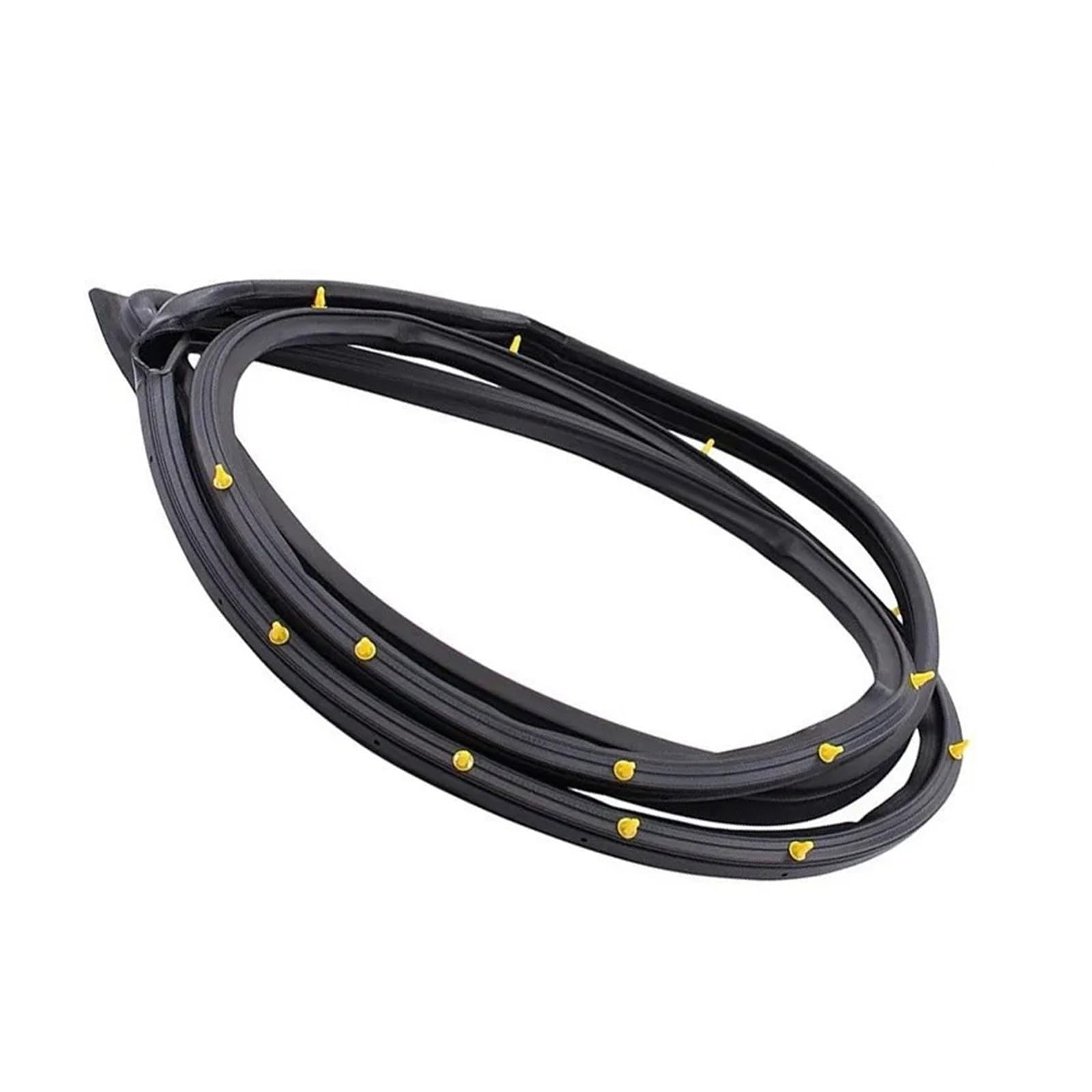 Uussup Rear Left Rubber Seal Weather Stripping Car Door Weatherstrip Moulding Seal Strip For Civic Sedan 2006 2007 2008 2009 2010 2011 Front Right