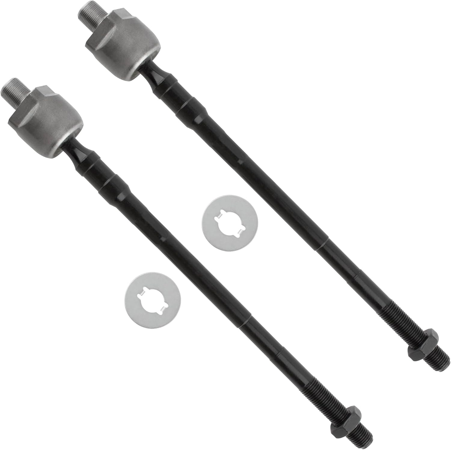 BOXI (Set of 4) 2x Front Inner Tie Rod Ends + 2x Front Outer Tie Rod Ends Kit Fit for Infiniti I30 2000 2001 I35 2002 2003 2004 / for Nissan Maxima 2000 2001 2002 2003 | Replace ES3438/ES3407 EV458