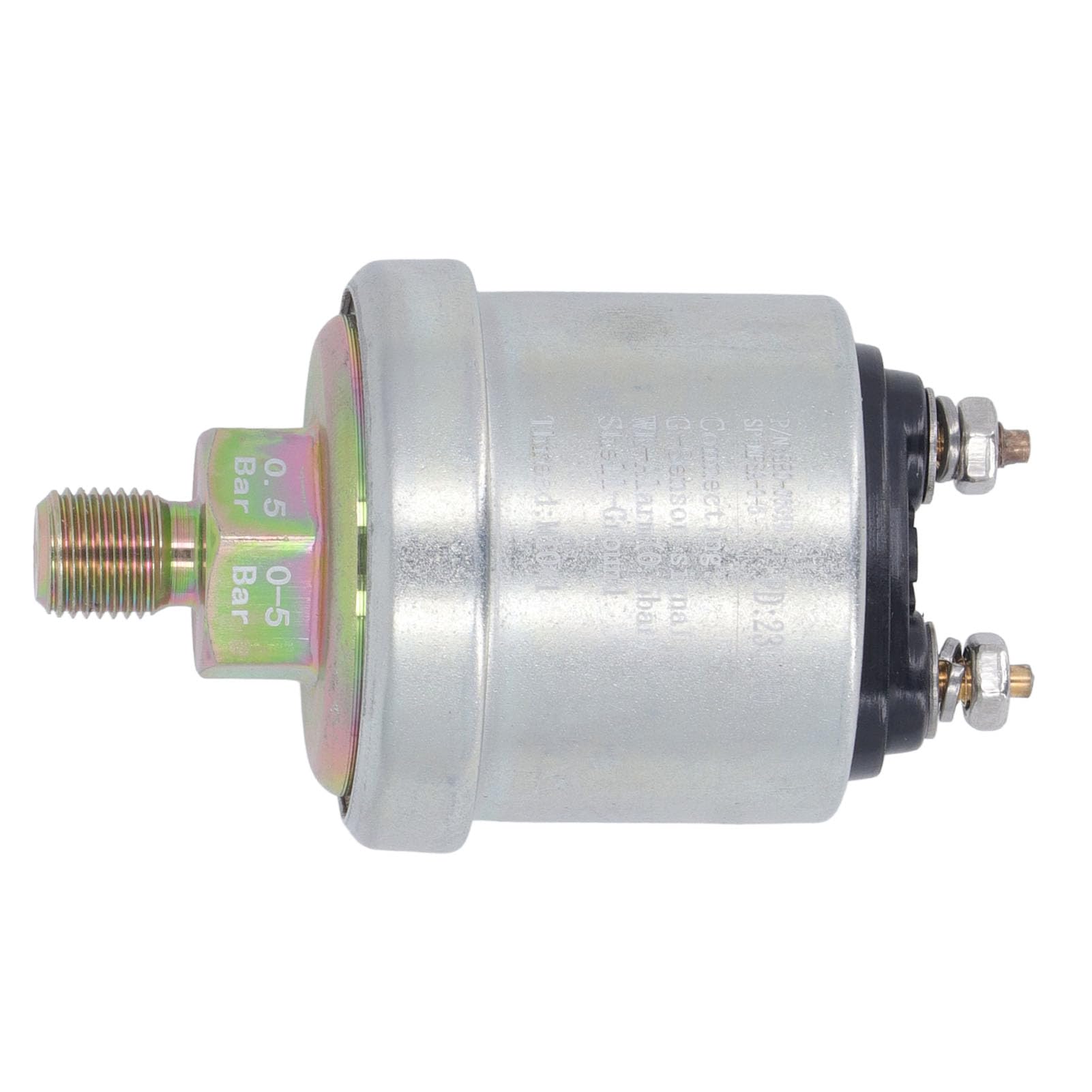 Sensore di Pressione Olio Motore in Ottone, M10x1 Filettatura Maschio 1/8NPT, Alta Pressione 0-5 bar, Resistente al Calore