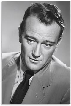 Amazon Co Jp アメリカの男性の映画俳優 John Wayne のレトロなポスター 部屋飾り キャンバスウォールアート 印刷 ポスター 版画 壁飾り 壁の絵 壁掛け ホームアートワークx30inch 50x75cm ホーム キッチン