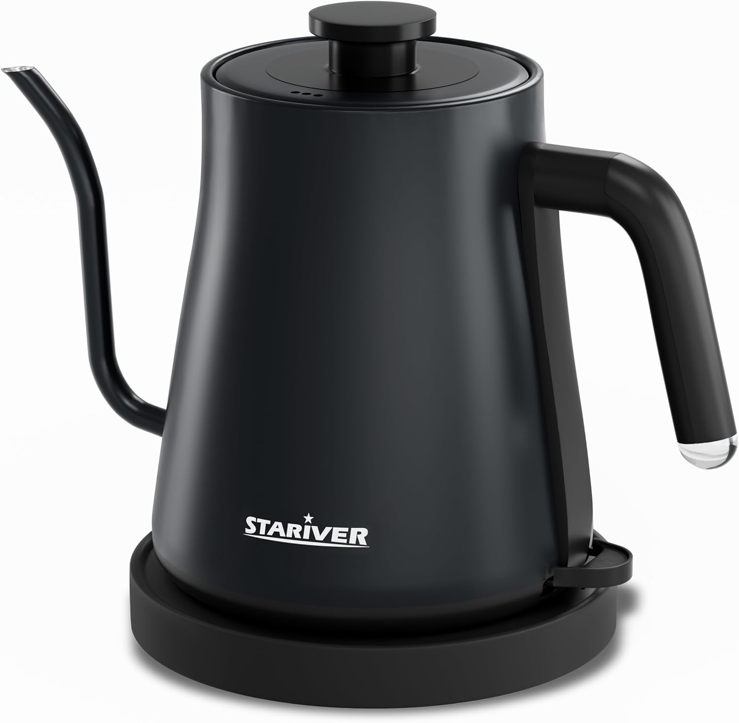 Stariver Electric Kettle Gooseneck Kettle, 1.2L Water Kettle, BPA-Free, Pour Over Tea Pot Stainless Steel for Coffee & Tea with Fast Heating, Auto-Shut Off and Boil-Dry Protection Tech, Dark Blue