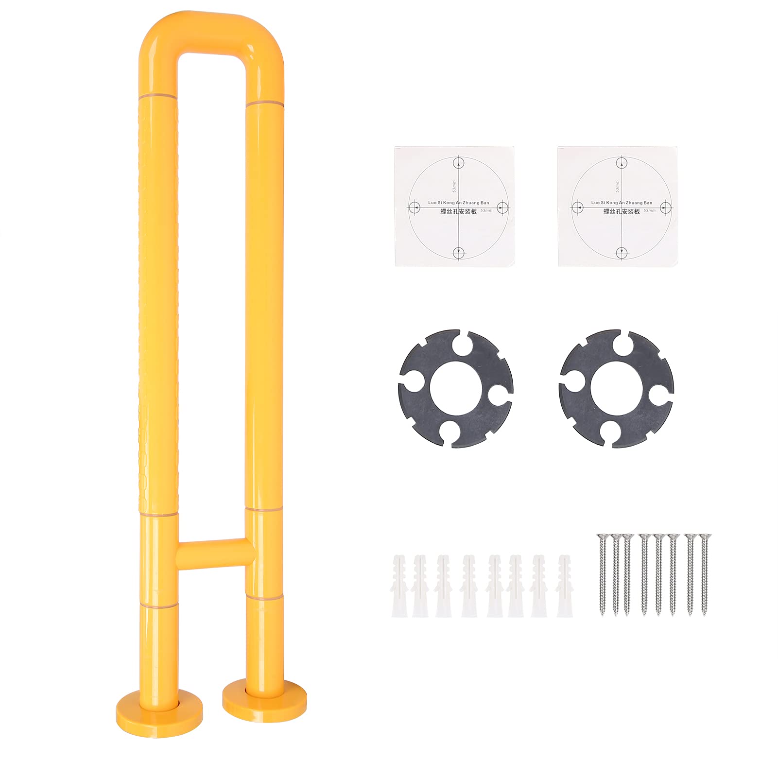 Yinhing Soporte de Inodoro en Forma de U de Acero Inoxidable Barra